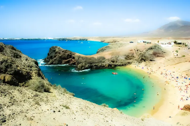 Bucht von Papagayo Beach, Lanzarote