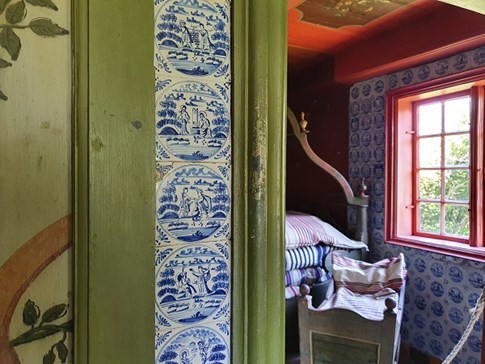 Holländische Kacheln im Nationalmuseets Kommandørgård auf Rømø