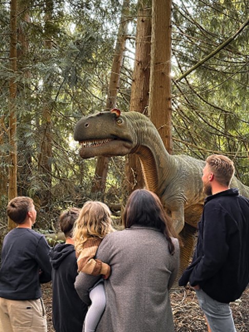Der Dinosaurier Wald im Knuthenborg Safaripark