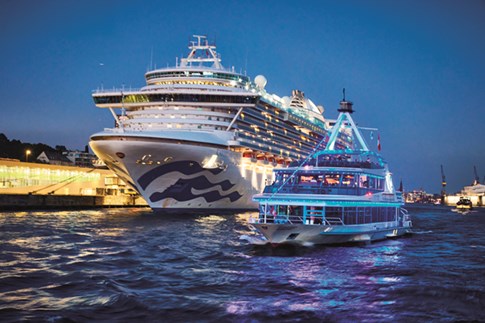 Lichterfahrt in Hamburg