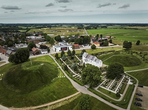 Das Denkmalgebiet vom Museum Kongernes Jelling