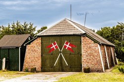 Traditionelle Rettungsbootstation in Rindby auf der Insel Fanö, Dänemark