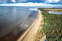 Aus der Vogelperspektive_Die Wattenmeerküste in der Bucht von Ho