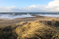 Idyllische Nordseeküste in Agger, Dänemark