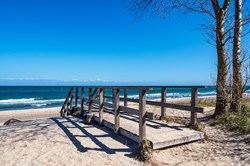 Treppe zum Strand in Kuehlungsborn