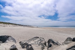 the beautiful beaches of western Denmark at Hvide Sande