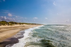 Blick auf den Strand von Söndervig