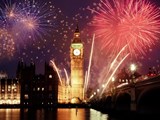 Feuerwerk rund um Big Ben