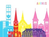 Aarhus Skyline Vector