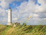 Leuchtturm von Blavand – Wahrzeichen der Nordsee, umgeben von Dünen und wilder Natur
