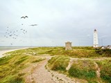 Leuchtturm und Bunker in Blavand – raue Nordsee, weite Dünen und faszinierende Küstenlandschaft Europas