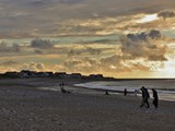 Der Strand von Klitmöller beim Sonnenuntergang