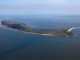 Luftaufnahme der Insel Wangerooge
