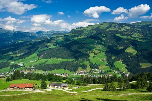 Landschaft aus Tirol