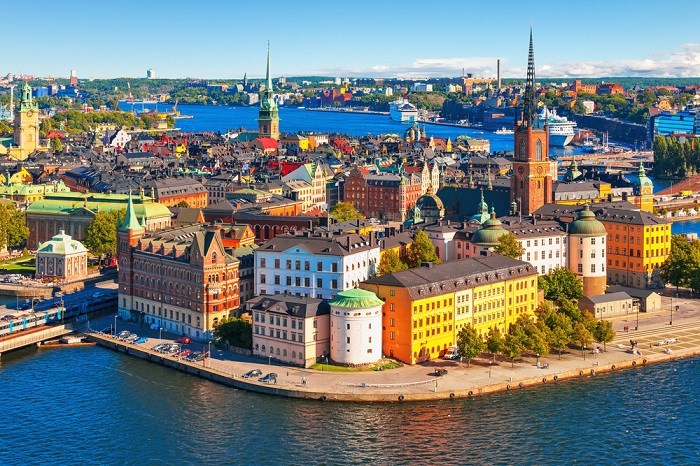 Luftaufnahme von Stockholm