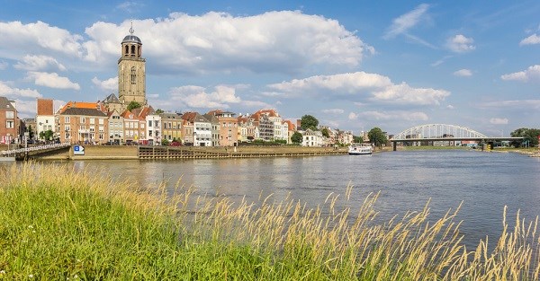 Panorama der historischen Hansedtadt Deventer
