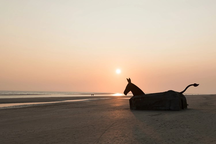 Blavand Strand – magische Sonnenuntergänge und einzigartige Kunst an Dänemarks Küste