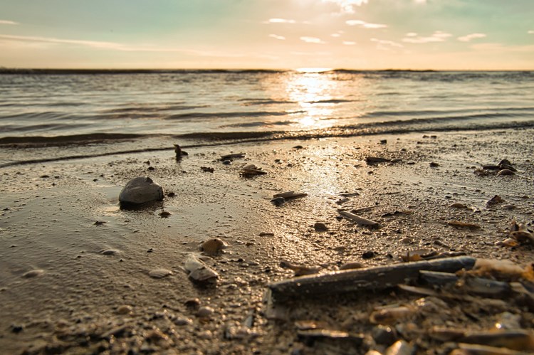 Sonnenuntergang in Blavand – goldenes Licht, sanfte Wellen und pure Nordsee-Romantik
