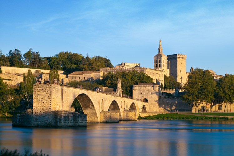 Avignon-Brücke in der Provence