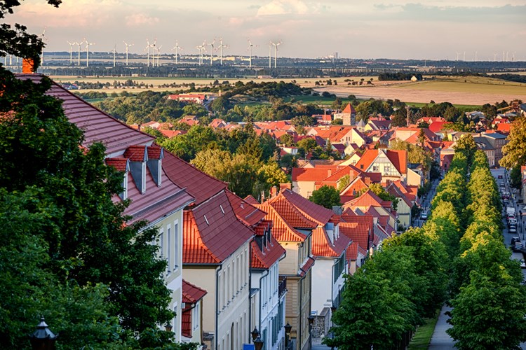 Blick auf Ballenstedt