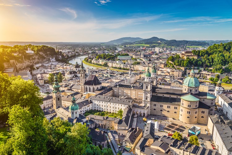Stadt Salzburg-Luftaufnahme