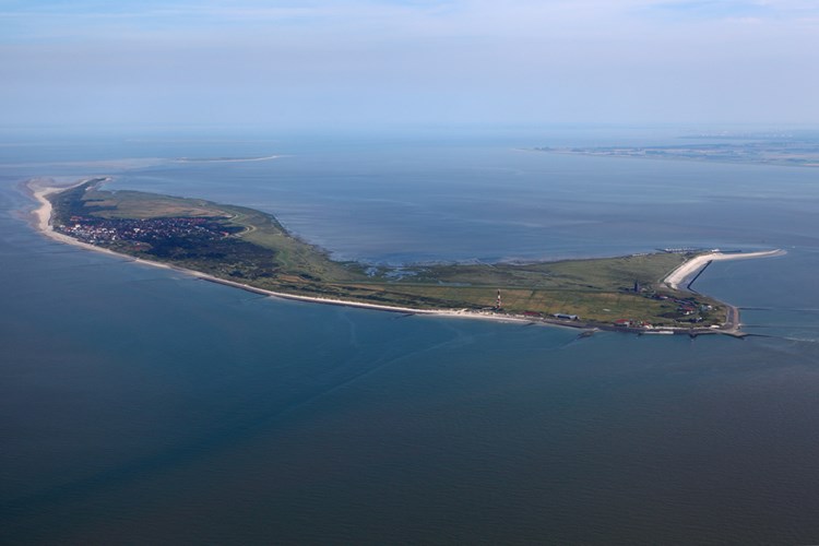 Luftaufnahme der Insel Wangerooge