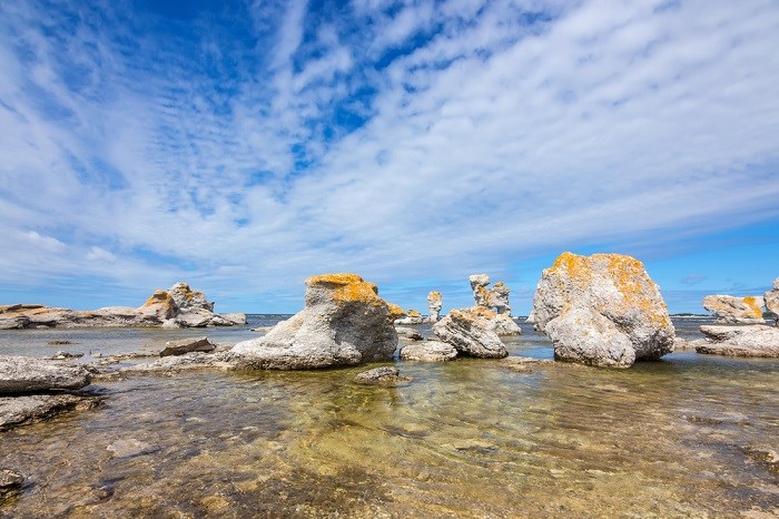 Kalsteinformationen auf der Insel Gotland