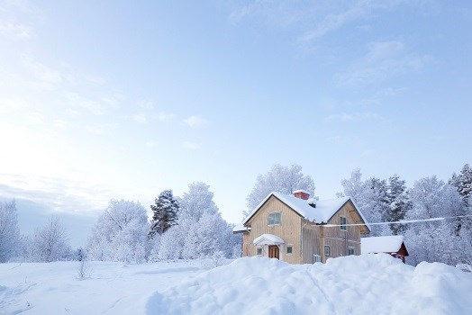 Winterlandschaft in Schweden