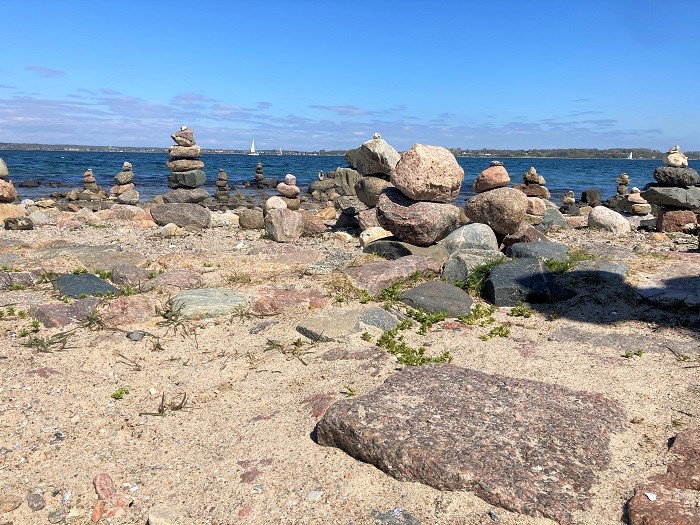 Steinmännchen an der Holnis Spitze