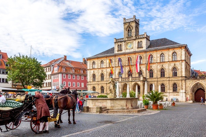 Marktplatz von Weimar