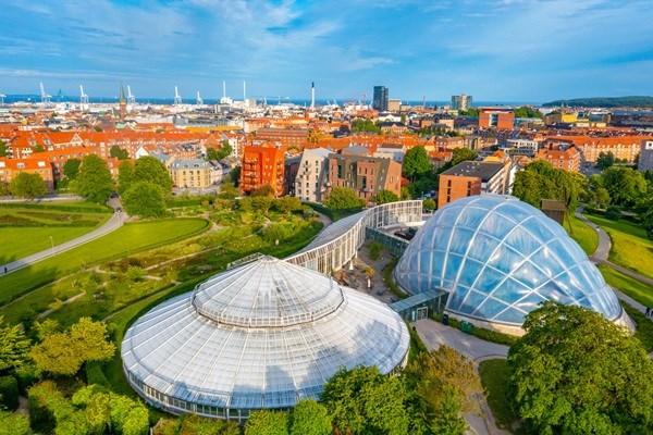 Die Gewächshäuser im Botanischen Garten