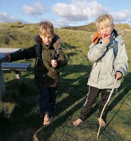 Kinder - Wandern in Dänemark