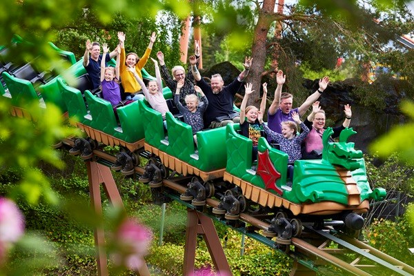 Die Drachenbahn im LEGOLAND® Billund Resort