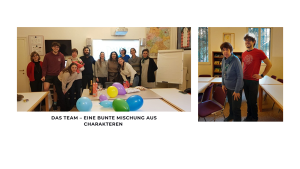 Das Team – eine bunte Mischung aus Charakteren