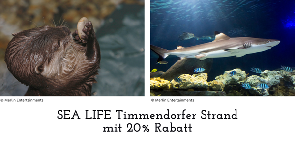 SEA LIFE Timmendorfer strand mit 20% Rabatt