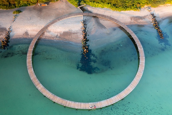 Die Endlose Brücke in Aarhus