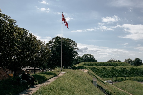 Die Wallanlage von Fredericia 