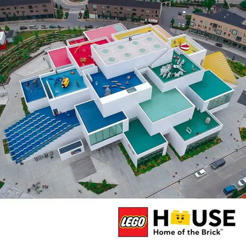 LEGO® House with logo