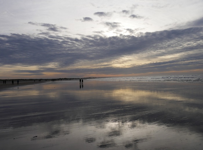 Skallingen Strand Sonnenaufgang