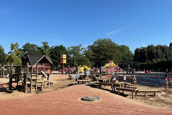 Der Spielplatz in Planten un Blomen