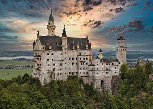 Schloss Neuschwanstein, Schwangau, Bayern
