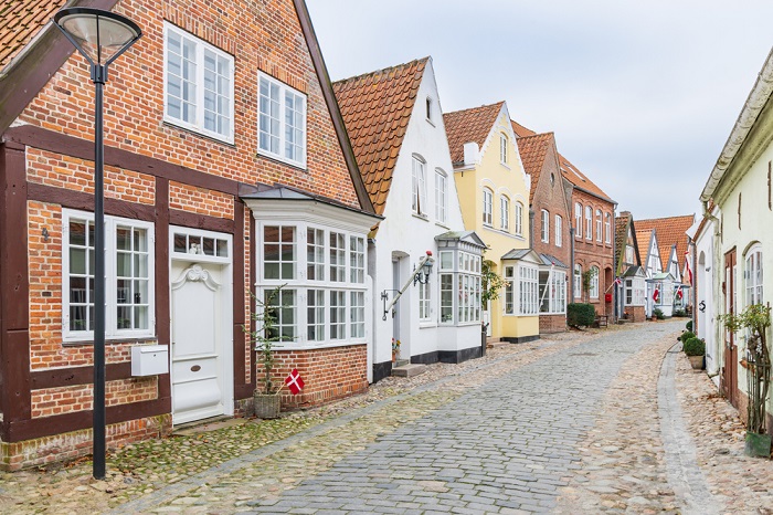 Dorf Tondern in Dänemark