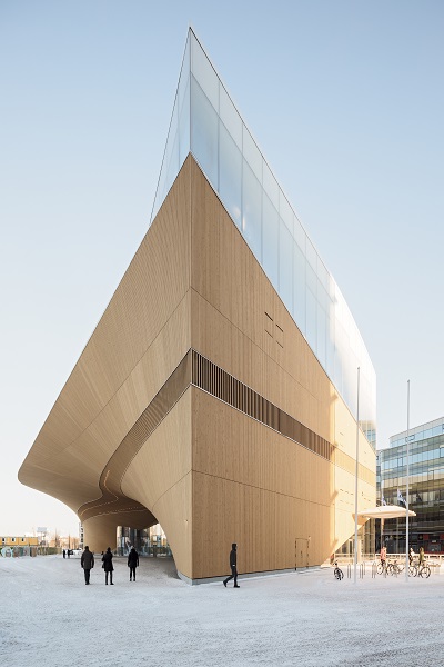 Die Oodi Bibliothek in Helsinki