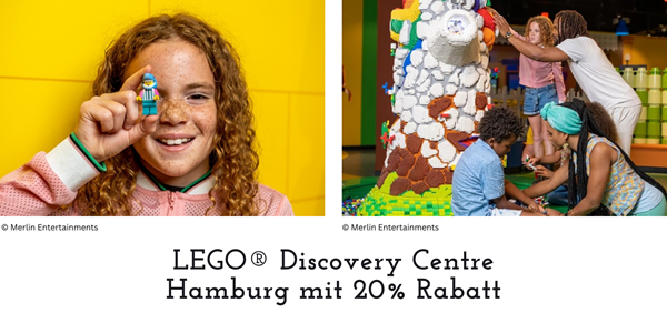 LEGO® Discovery Centre Hamburg mit 20% Rabatt