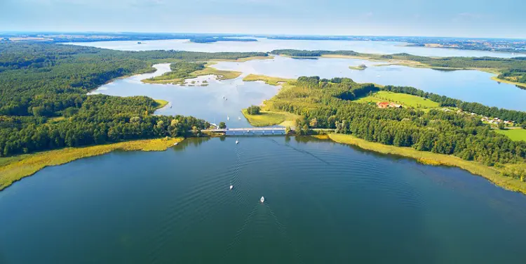 Luftaufnahme Masuren-Seenplatte