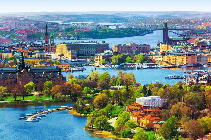 Luftaufnahme von Stockholm