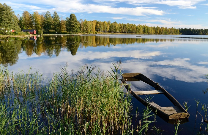 Septemberlandschaft in Schweden