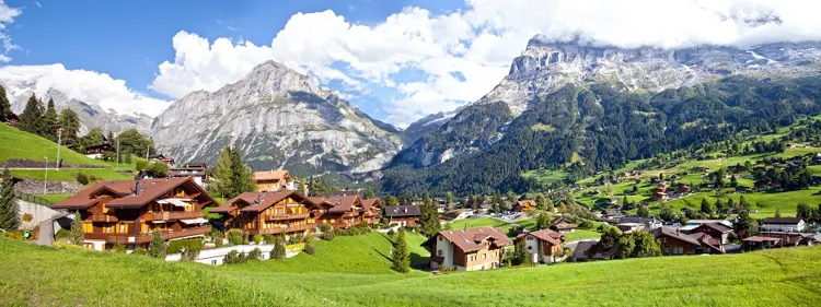 Grindelwald Dorfpanorama