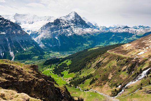 Grindelwald am Fuße der Eiger Nordwand