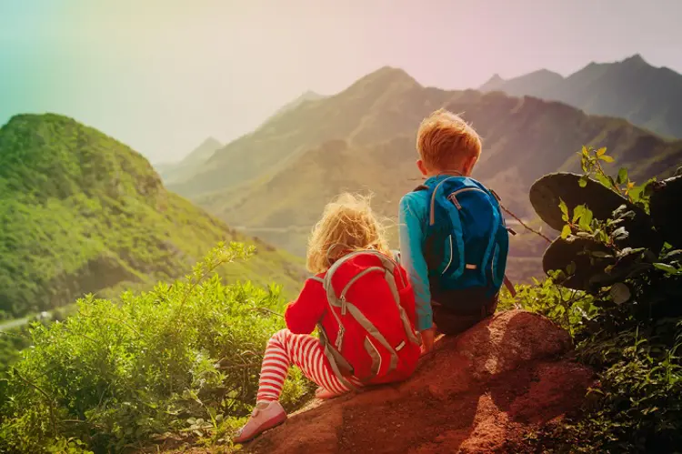 Kinder - Wandern in Teneriffa